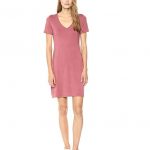 Women's Jersey Short-Sleeve V-Neck T-Shirt Dress